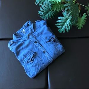 Blue Long Sleeve Shirt